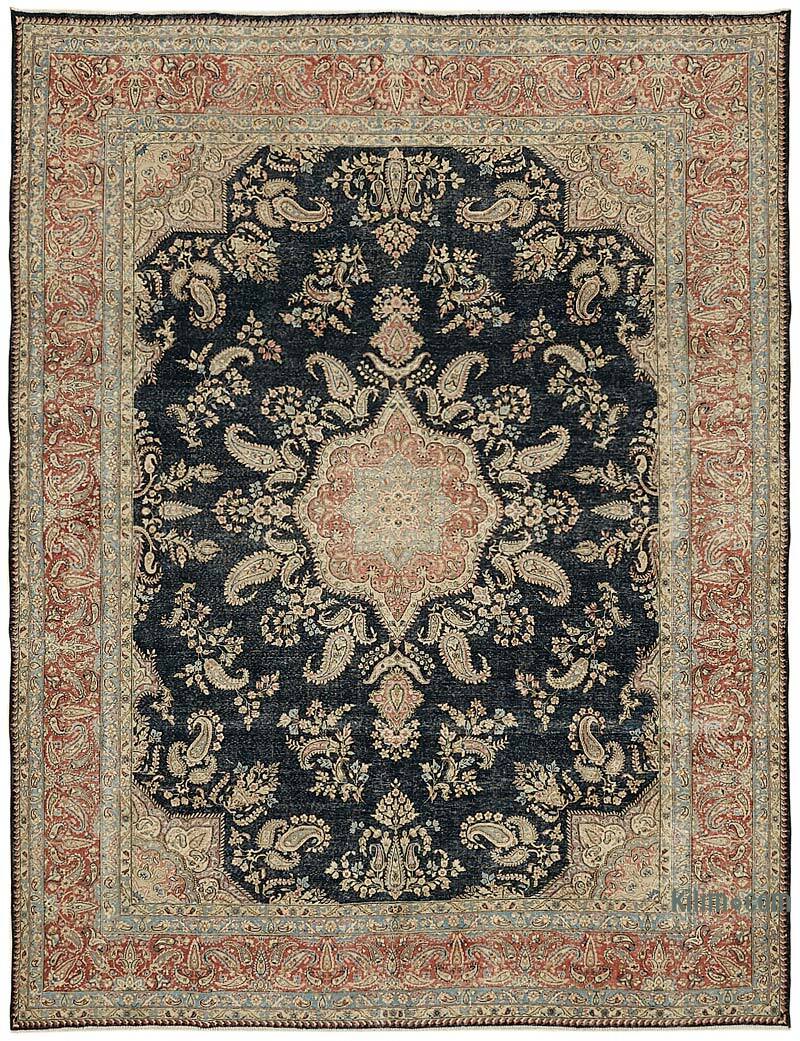 Vintage Hand-Knotted Oriental Rug - 8' 11" x 11' 7" (107" x 139") - K0075767
