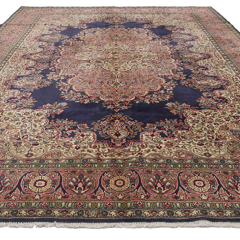 Vintage Hand-Knotted Oriental Rug - 8' 3" x 11' 9" (99" x 141") - K0075774