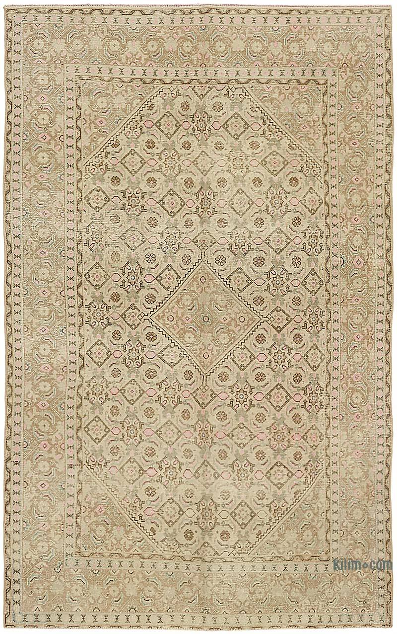 Vintage Hand-Knotted Oriental Rug - 6' 2" x 9' 7" (74" x 115") - K0075791