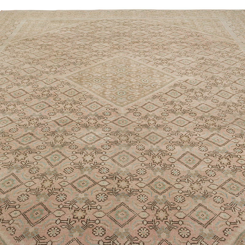 El Dokuma Vintage Halı - 298 cm x 400 cm - K0075797