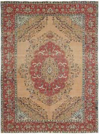 Alfombra Oriental Vintage Anudada a Mano - 302 cm x 394 cm