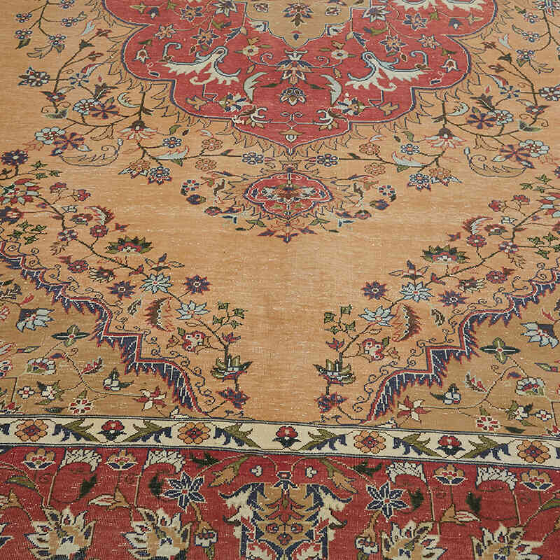 Alfombra Oriental Vintage Anudada a Mano - 302 cm x 394 cm - K0075814