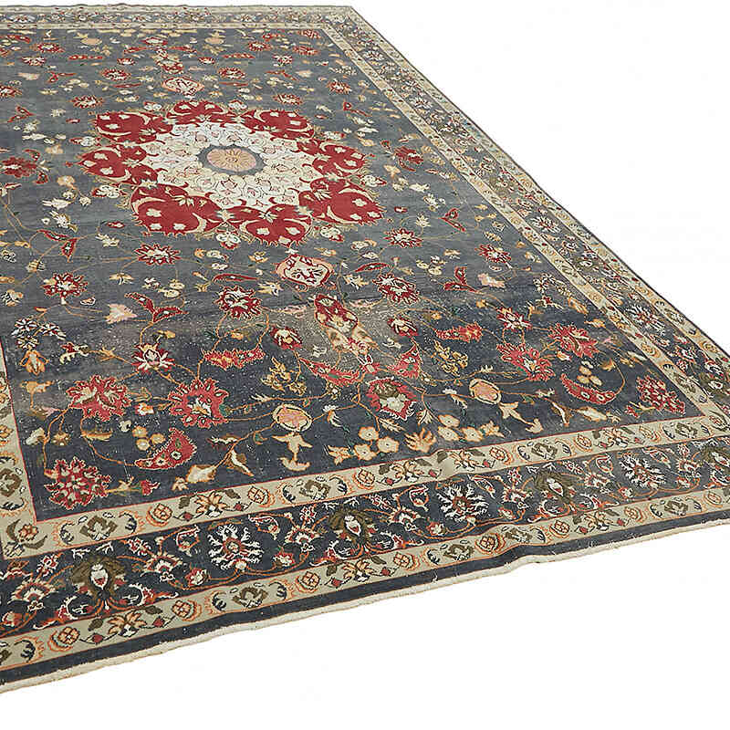 Vintage Hand-Knotted Oriental Rug - 8'  x 12' 1" (96" x 145") - K0075819