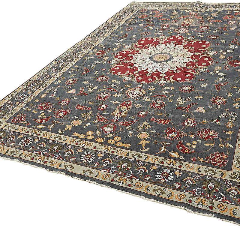Vintage Hand-Knotted Oriental Rug - 8'  x 12' 1" (96" x 145") - K0075819
