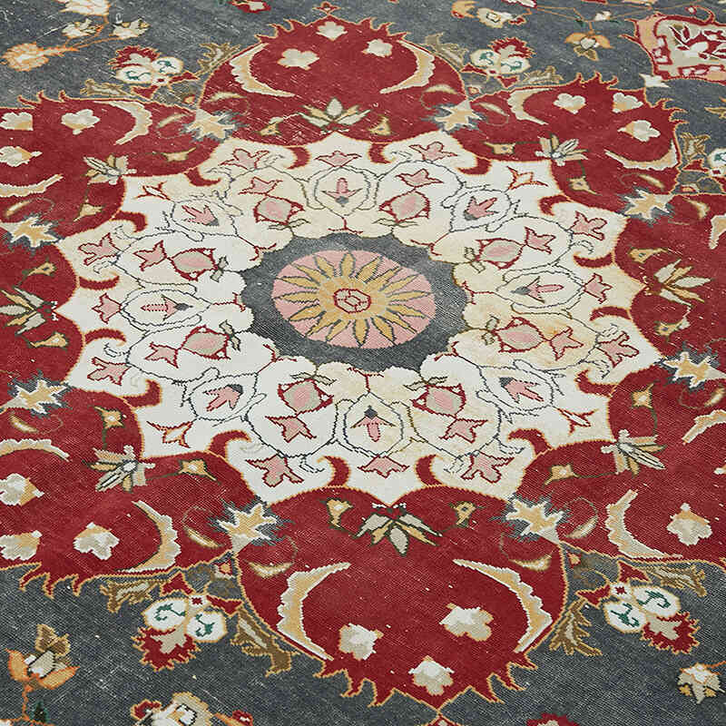 Vintage Hand-Knotted Oriental Rug - 8'  x 12' 1" (96" x 145") - K0075819