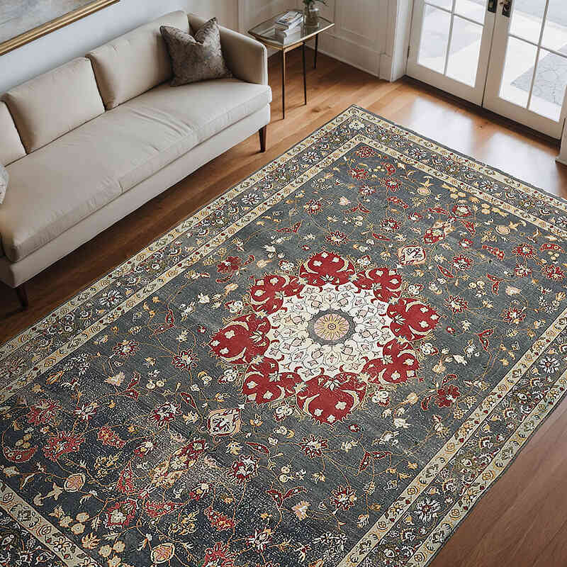 Vintage Hand-Knotted Oriental Rug - 8'  x 12' 1" (96" x 145") - K0075819
