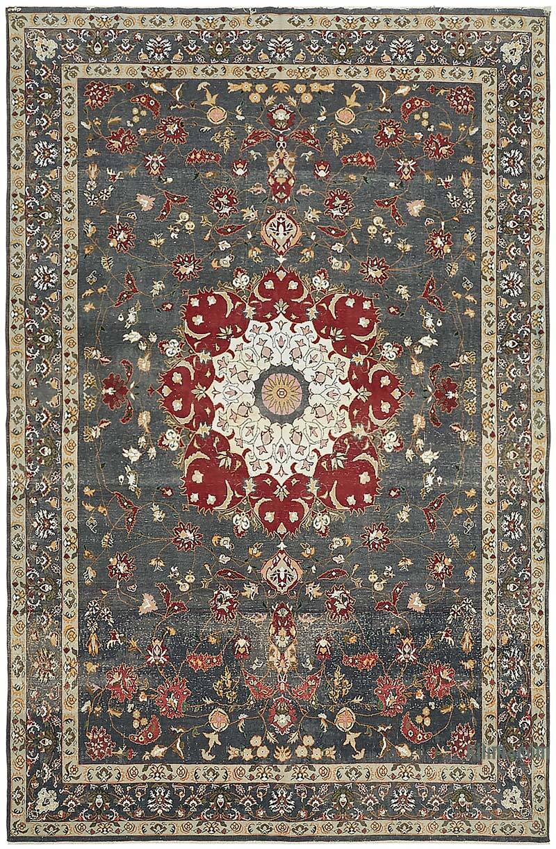 Vintage Hand-Knotted Oriental Rug - 8'  x 12' 1" (96" x 145") - K0075819