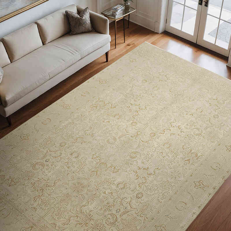 Vintage Hand-Knotted Oriental Rug - 8'  x 11' 5" (96" x 137") - K0075825