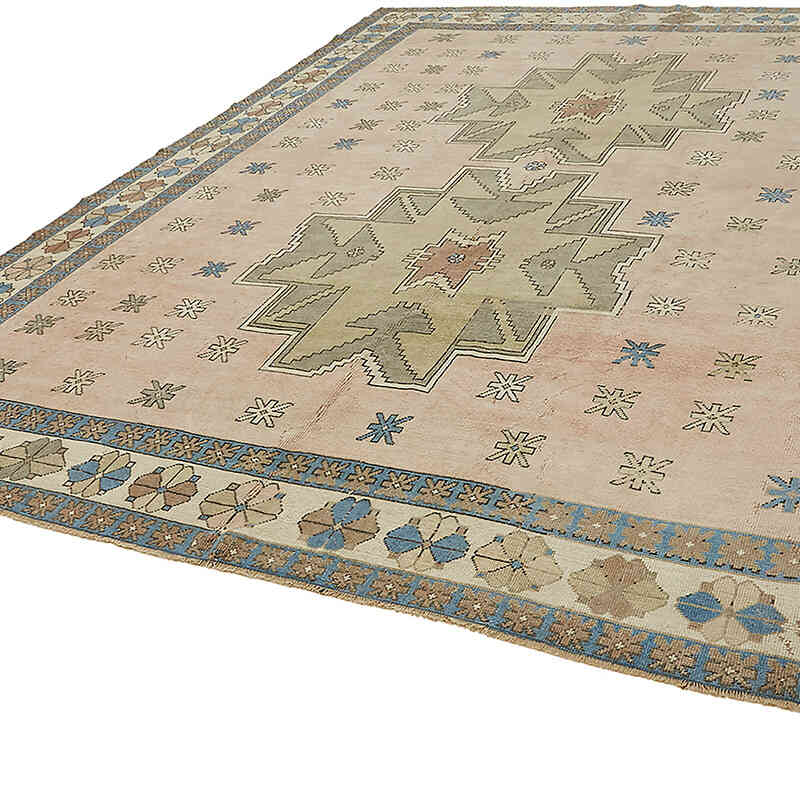 El Dokuma Vintage Halı - 336 cm x 403 cm - K0075832