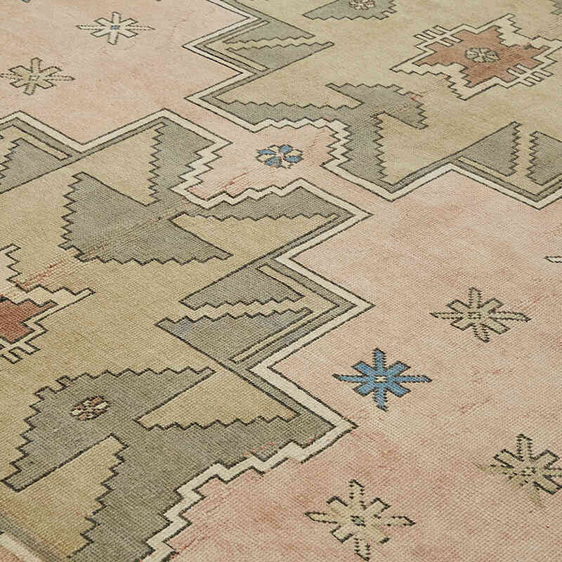 El Dokuma Vintage Halı - 336 cm x 403 cm - K0075832
