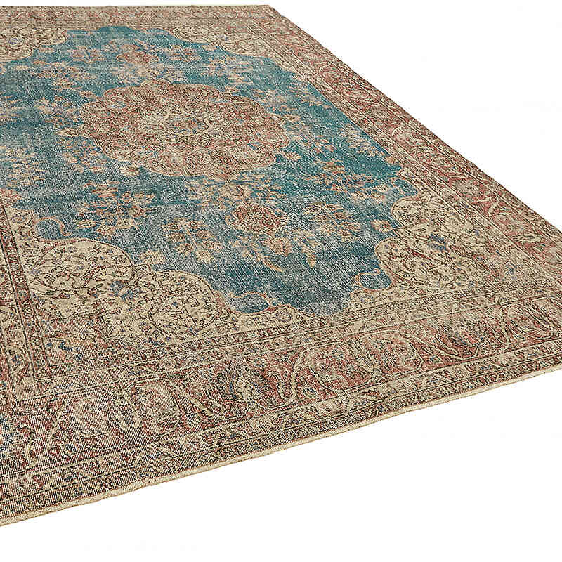 Vintage Hand-Knotted Oriental Rug - 8' 8" x 12' 6" (104" x 150") - K0075850