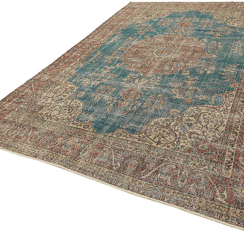 Vintage Hand-Knotted Oriental Rug - 8' 8" x 12' 6" (104" x 150") - K0075850