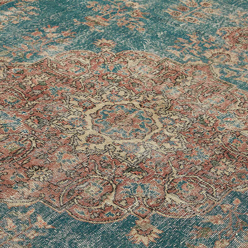 Vintage Hand-Knotted Oriental Rug - 8' 8" x 12' 6" (104" x 150") - K0075850