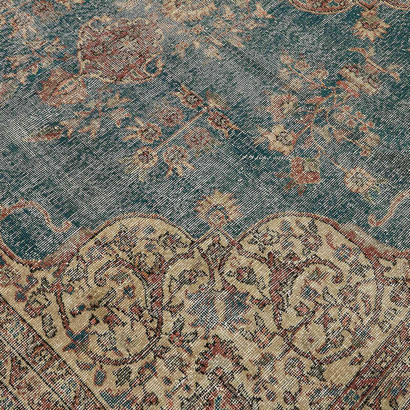Vintage Hand-Knotted Oriental Rug - 8' 8" x 12' 6" (104" x 150") - K0075850