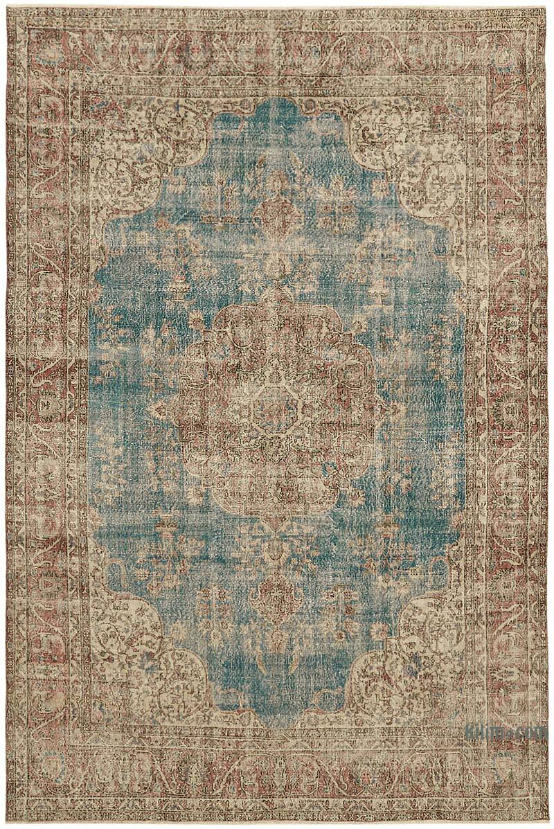 Vintage Hand-Knotted Oriental Rug - 8' 8" x 12' 6" (104" x 150") - K0075850