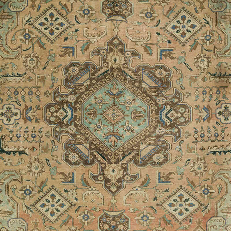 Vintage Turkish Hand-Knotted Rug - 10' 3" x 12'  (123" x 144") - K0075853