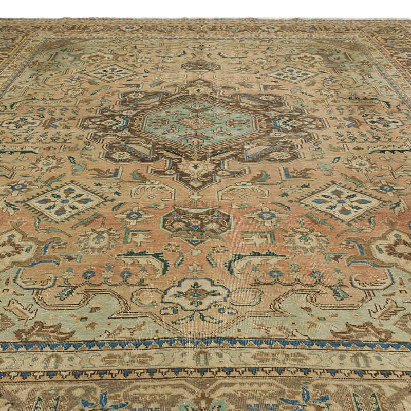 Vintage Turkish Hand-Knotted Rug - 10' 3" x 12'  (123" x 144") - K0075853