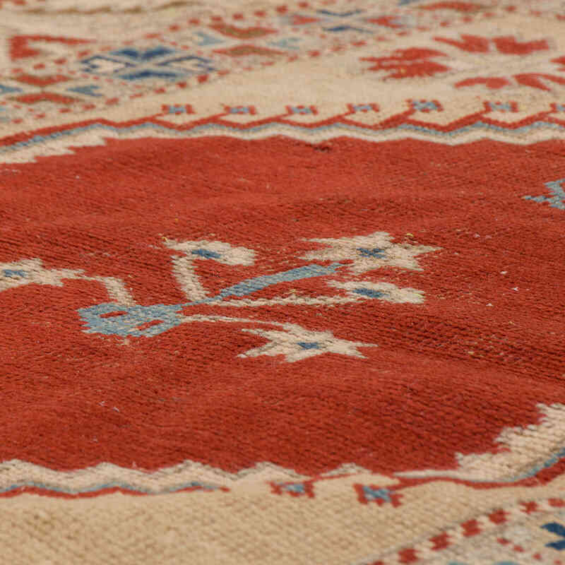 Alfombra Vintage Turca Anudada a Mano - 99 cm x 127 cm - K0075859