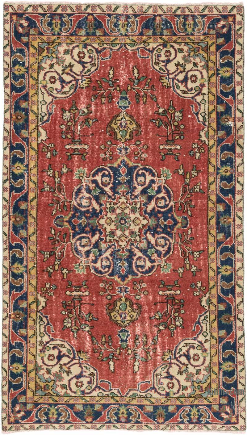 Vintage Turkish Hand-Knotted Rug - 3' 9" x 6' 7" (45" x 79") - K0075860
