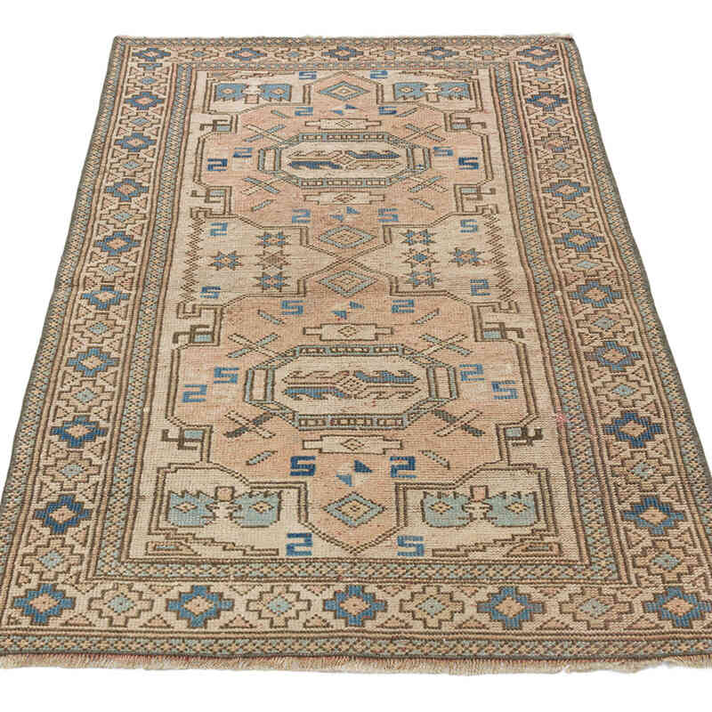 Vintage Turkish Hand-Knotted Rug - 2' 5" x 3' 10" (29" x 46") - K0075865