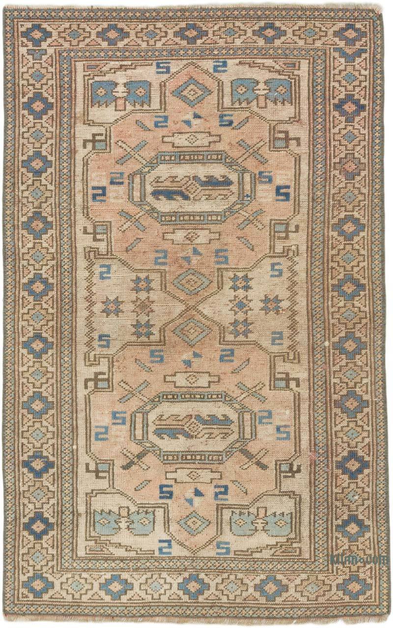 Vintage Turkish Hand-Knotted Rug - 2' 5" x 3' 10" (29" x 46") - K0075865