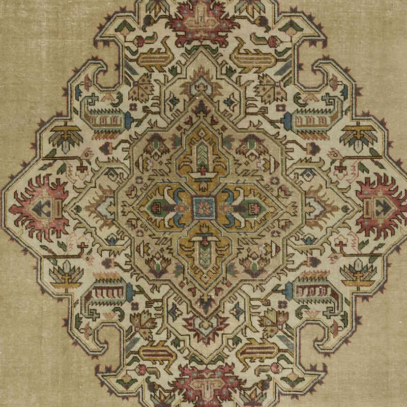 El Dokuma Vintage Halı - 341 cm x 402 cm - K0075868