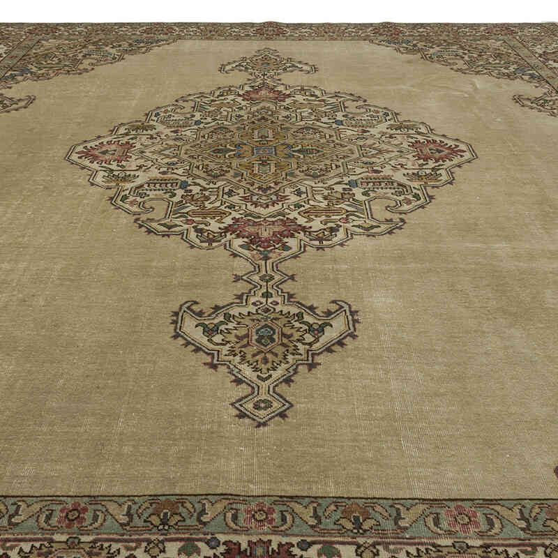 El Dokuma Vintage Halı - 341 cm x 402 cm - K0075868
