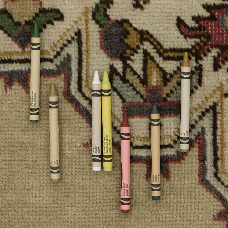 El Dokuma Vintage Halı - 341 cm x 402 cm - K0075868