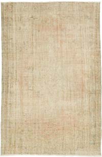 Vintage Turkish Hand-Knotted Rug - 5' 11" x 9' 1" (71" x 109")