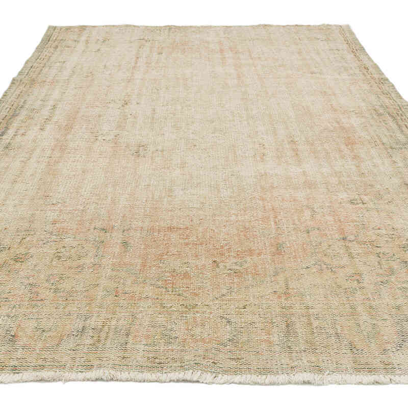 Vintage Turkish Hand-Knotted Rug - 5' 11" x 9' 1" (71" x 109") - K0075869