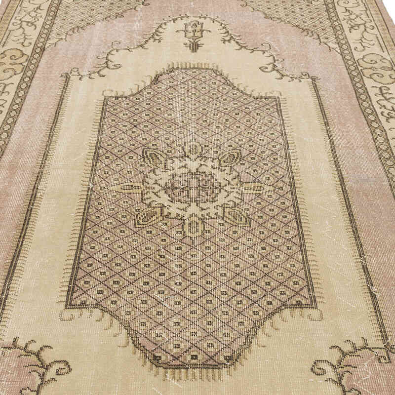 Vintage Turkish Hand-Knotted Rug - 5' 11" x 8' 11" (71" x 107") - K0075870