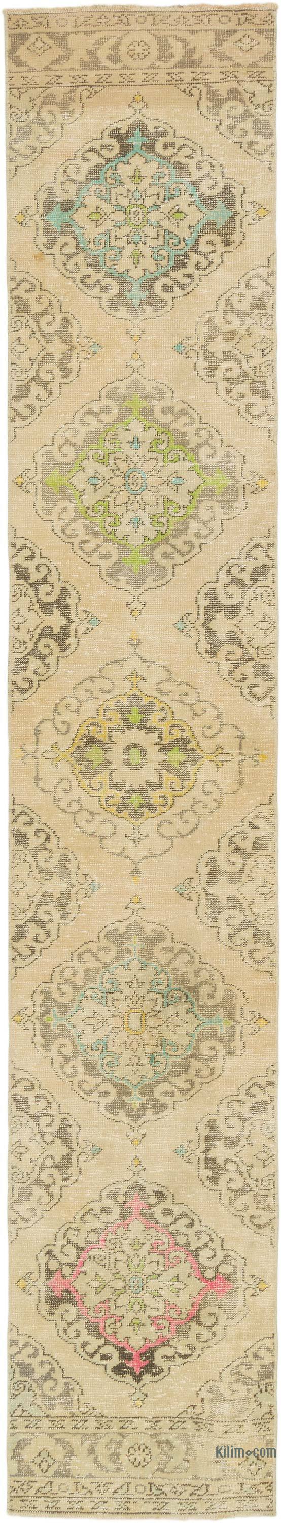 Alfombra Turca Vintage De Pasillo - 70 cm x 387 cm - K0075875