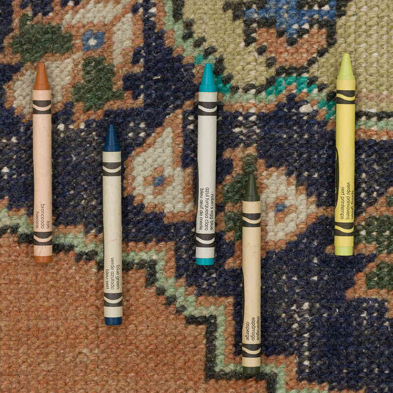 Alfombra Turca Vintage De Pasillo - 80 cm x 302 cm - K0075876