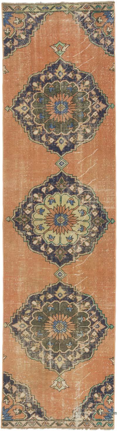Alfombra Turca Vintage De Pasillo - 80 cm x 302 cm