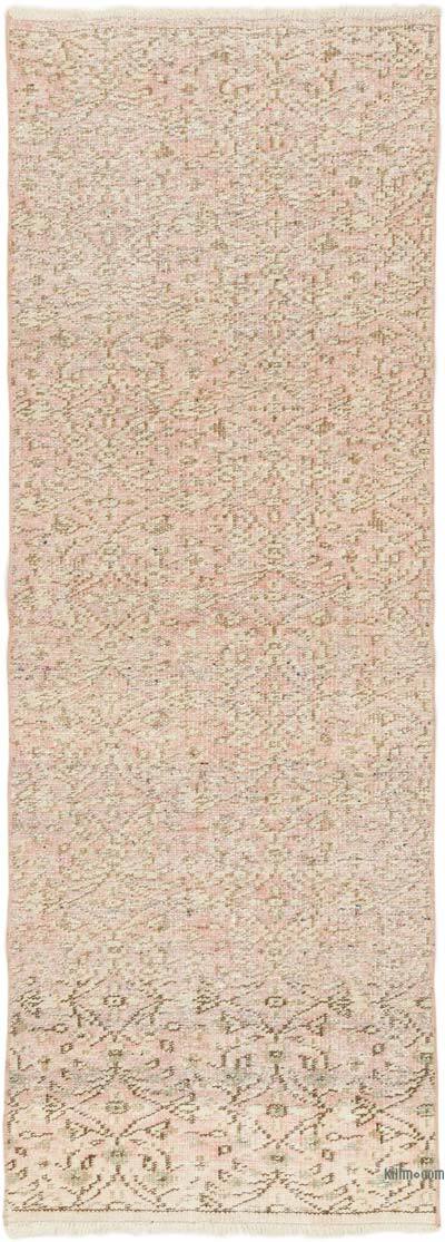 Vintage Turkish Hand-Knotted Runner - 2' 4" x 6' 4" (28" x 76")