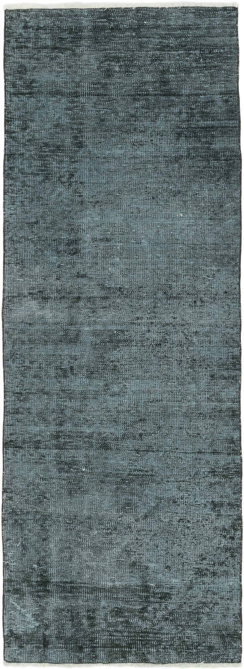Boyalı El Dokuma Vintage Halı Yolluk - 82 cm x 230 cm - K0075884