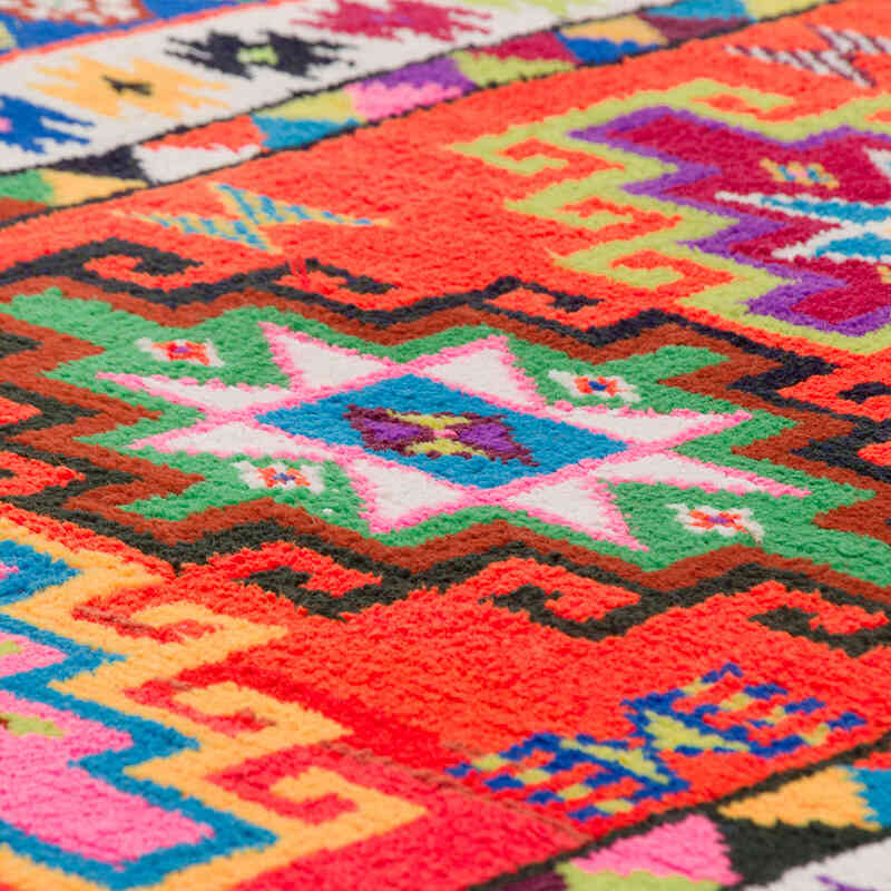 Vintage Tribal Runner Rug - 2' 9" x 13'  (33" x 156") - K0075889