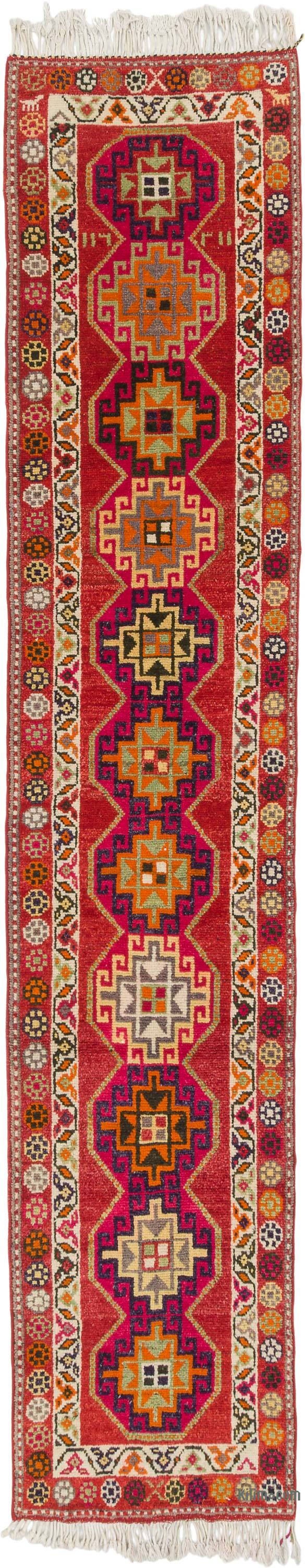 Vintage Tribal Runner Rug - 2' 8" x 13' 3" (32" x 159") - K0075891