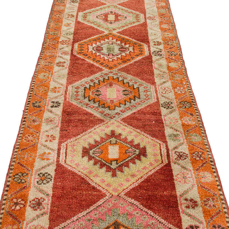 Vintage Anadolu Yolluk - 87 cm x 452 cm - K0075892