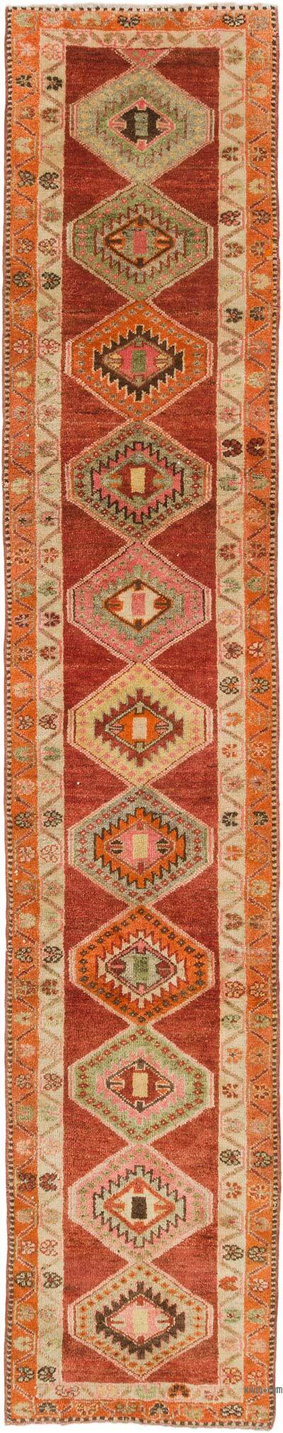 Vintage Anadolu Yolluk - 87 cm x 452 cm