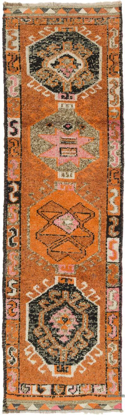 Vintage Tribal Runner Rug - 3' 2" x 10' 10" (38" x 130")