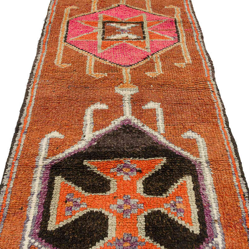 Vintage Tribal Runner Rug - 3'  x 10' 8" (36" x 128") - K0075899