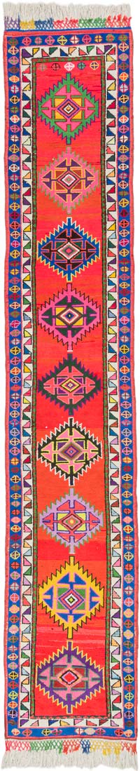 Alfombra Vintage de pasillo - 81 cm x 426 cm