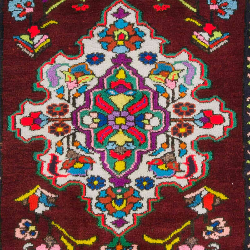 Vintage Tribal Runner Rug - 3' 6" x 12'  (42" x 144") - K0075901