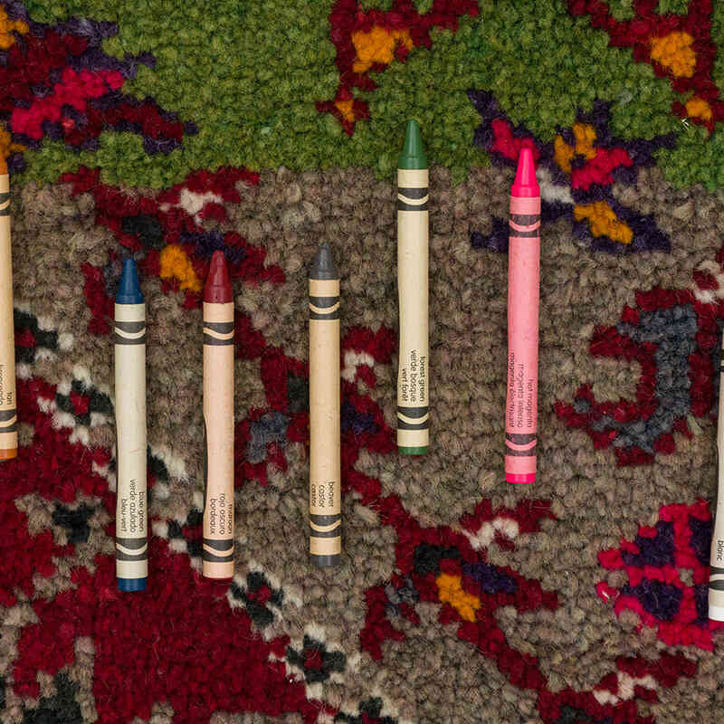 Alfombra Vintage de pasillo - 87 cm x 363 cm - K0075904