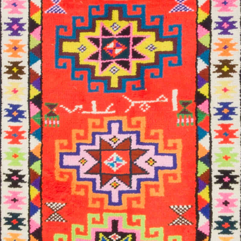 Vintage Tribal Runner Rug - 2' 9" x 13' 11" (33" x 167") - K0075905