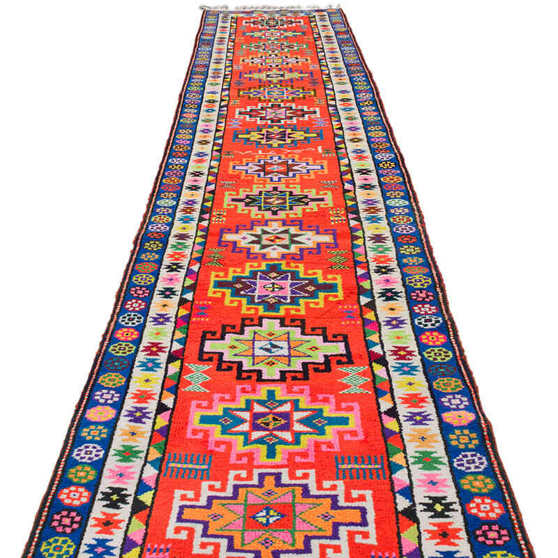 Vintage Tribal Runner Rug - 2' 9" x 13' 11" (33" x 167") - K0075905