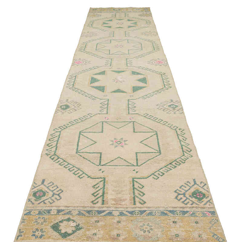 Alfombra Turca Vintage De Pasillo - 80 cm x 389 cm - K0075923