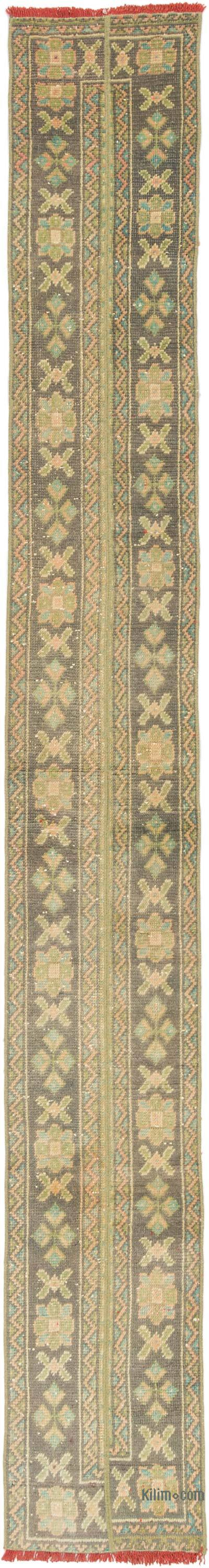 Alfombra Turca Vintage De Pasillo - 46 cm x 349 cm - K0075924
