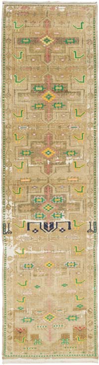 Vintage Anadolu Yolluk - 95 cm x 354 cm